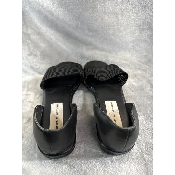 Croft & Barrow Shoes Women's 8 M Black Sandals w/ Closed heels slip on - Picture 9 of 14